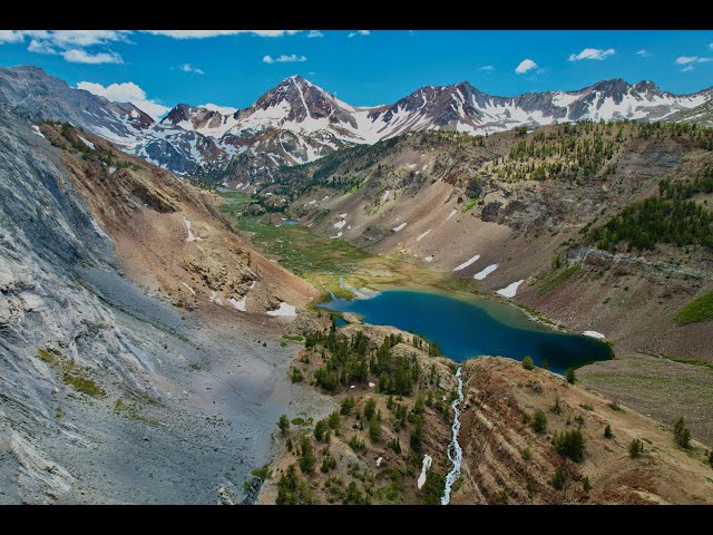 Mammoth Lake Midred lake hike drone